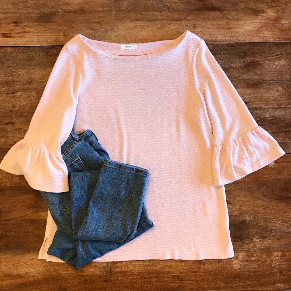 HP | Pleione | Blush fashion top | Size L - Picture 2 of 8